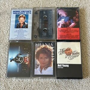 Vintage Music Cassette Collection
